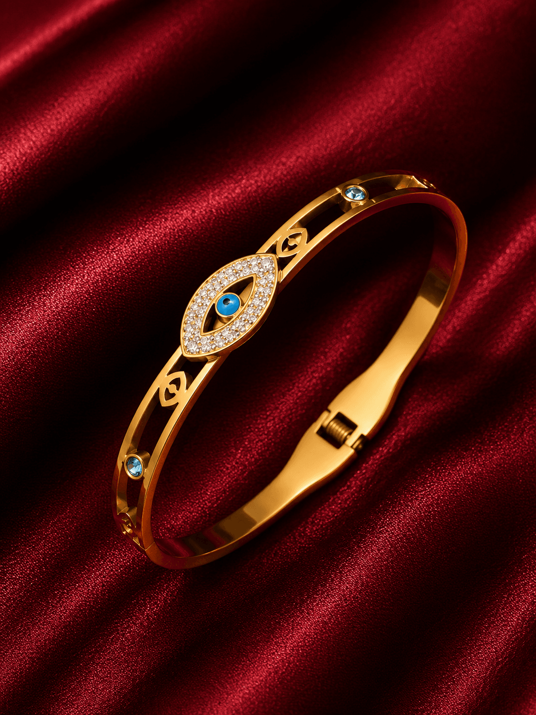 Oculus Regia Cuff — Anti-Tarnish Gold · Royal Eye Cuff